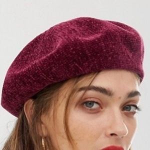 Raspberry Beret One Size CUTE!!